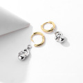 Minimalist 925 Silver Chunky Earring 18K gold Plated